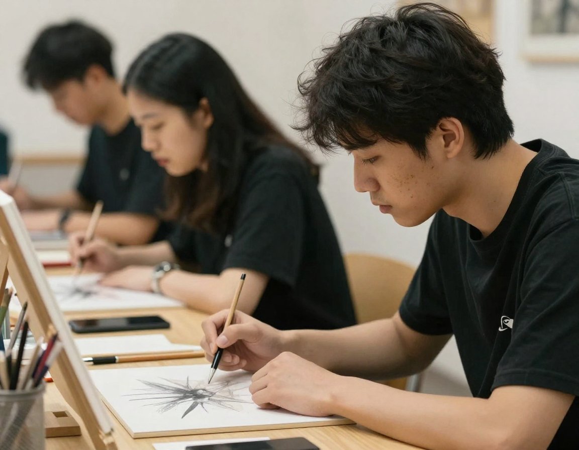 Adult artists concentrating in the Luxurytrguarante virtual studio